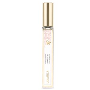 Lavanila Vanilla Grapefruit Perfume for Women, 0.34 oz Roller - Citrus, Warm Cedarwood & Soft Vanilla, The Healthy Fragrance, Clean and Natural