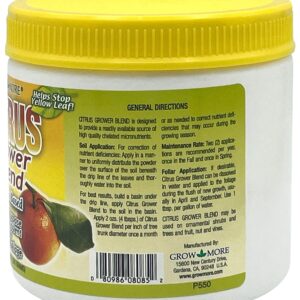 Grow More 8085 Citrus Grower Blend Fertilizer, 10-Ounce