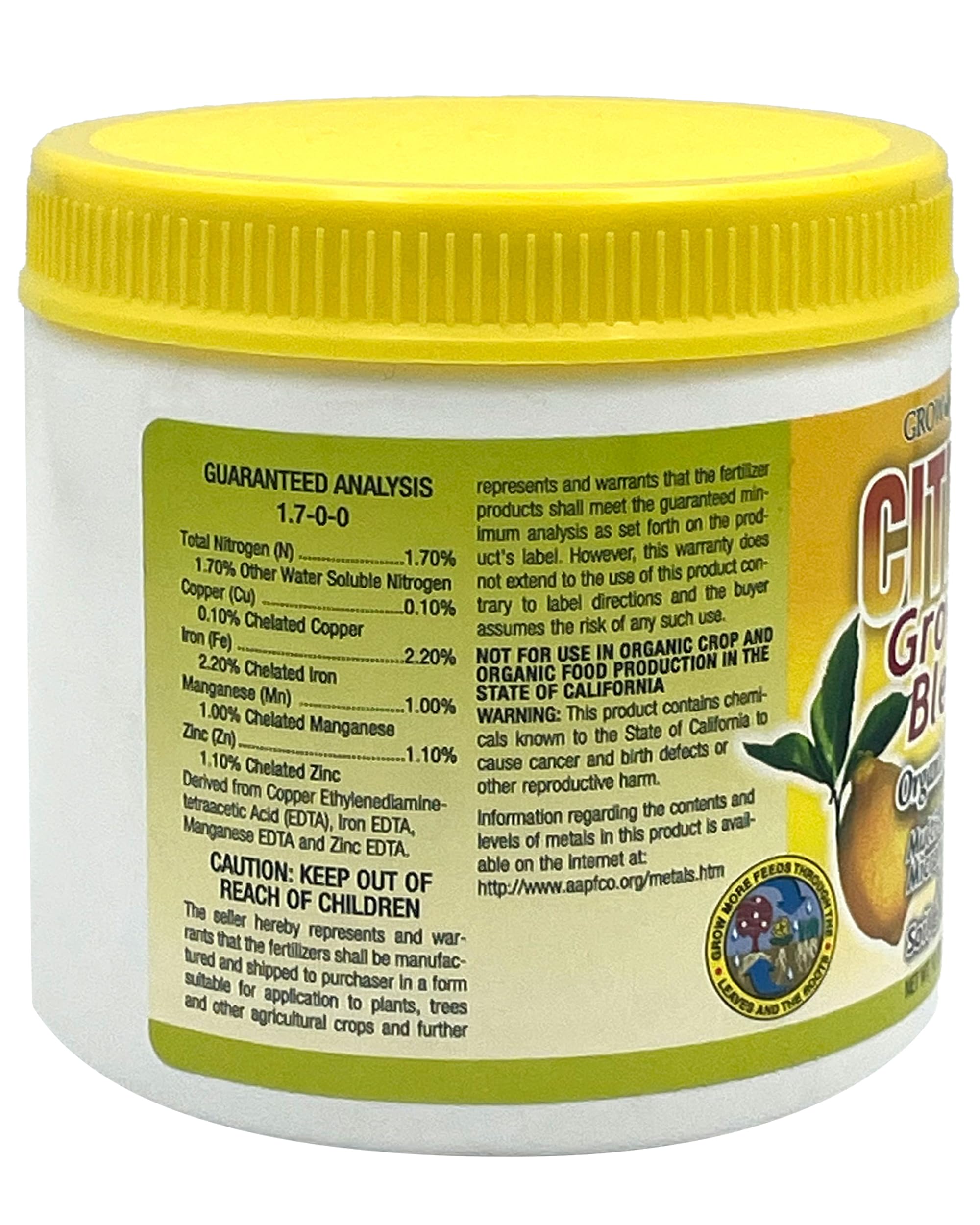 Grow More 8085 Citrus Grower Blend Fertilizer, 10-Ounce