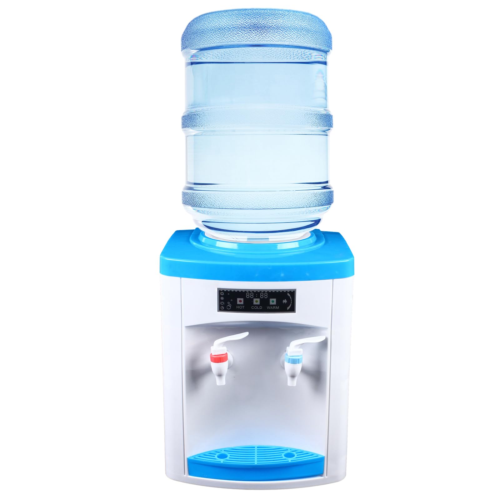 Water Cooler Dispenser-Top Loading Cooler Dispenser for 5 Gallon Bottle Desktop Electric Hot and Cold Dispenser, 3 Temperature Settings Boiling Water, Normal Ice Water Home Kitchen Offices Dorm