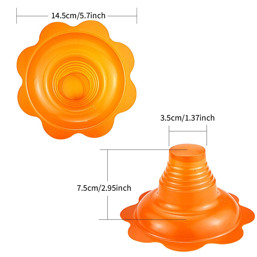 Newbested 50 Pack 4 OZ Colorful Flower Shaped Snow Cone Cups,Small Plastic Shaved Ice Drip Cups Snack Ice Cream Bowls for Kids Party Summer Cookout Commercial Food Service