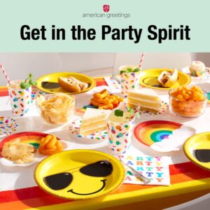 American Greetings Taco Party Supplies, 16 oz. Reusable Plastic Cups (8-Count)