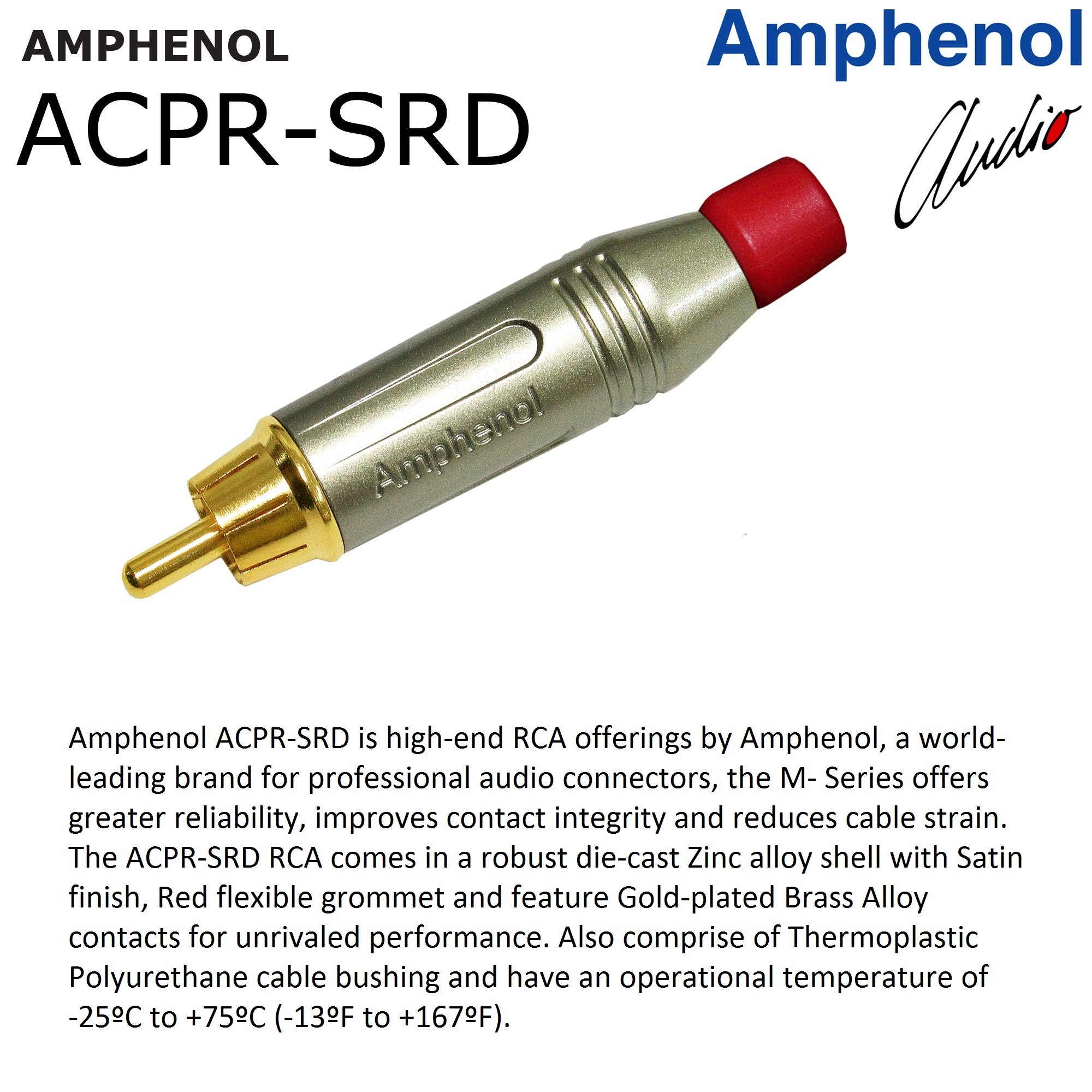 WORLDS BEST CABLES 1.5 Foot - RCA Cable Pair CUSTOM MADE made using Van Damme Pro Grade Classic XKE Instrument (Jet Black) wire & Amphenol ACPR Die-Cast, Gold Plated RCA Connectors