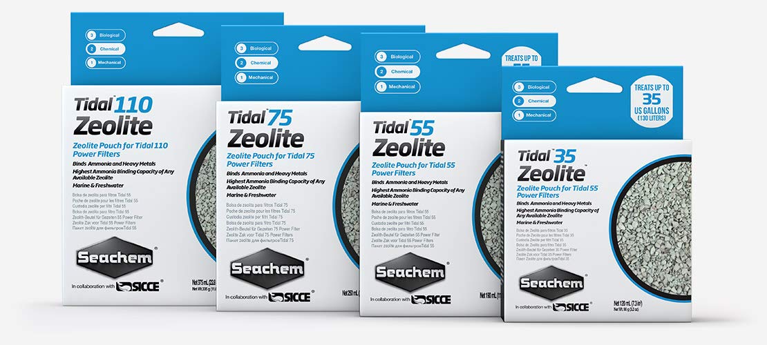 Seachem Laboratories 6515 375 ml 110 Tidal Zeolite Filter