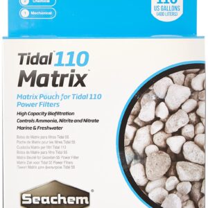 Seachem Matrix High Capacity Biofilter - Marine and Freshwater Tidal Filtration,White