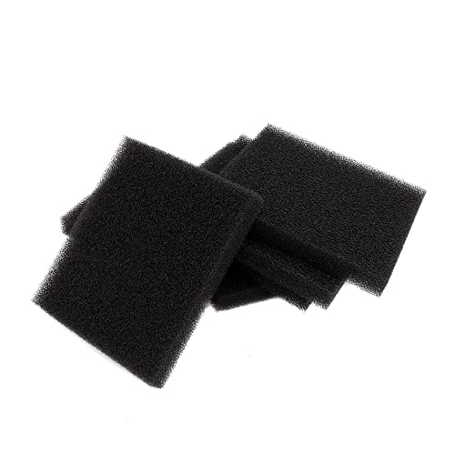 ALEGI Aquarium Bio Sponge Fitler Media, 6.28 x 5.5 x 0.78 Inch Fish Tank Filter Cartridge Filter Foam Pad Inserts for ML350 (6 Pack)