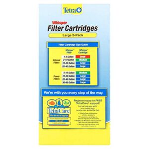 Tetra Whisper Large Aquarium Filter Cartridge 3pk