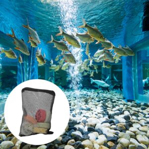 Molain Aquarium Filter Bags- 10Pcs High Flow Fish Tank Media Mesh Filter Bag Fine Mesh Net with Plastic Zipper for Fish Tank Bio Balls, Pelletized Carbon -Mesh Hole 1mm (5Pcs Black+5Pcs White)