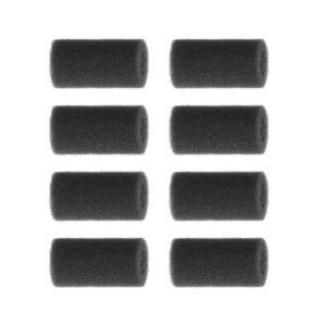 Golden Pearl 8 Pieces Black Pre-Filter Sponge Foam Roll Accessories for Aquarium Fish Tank