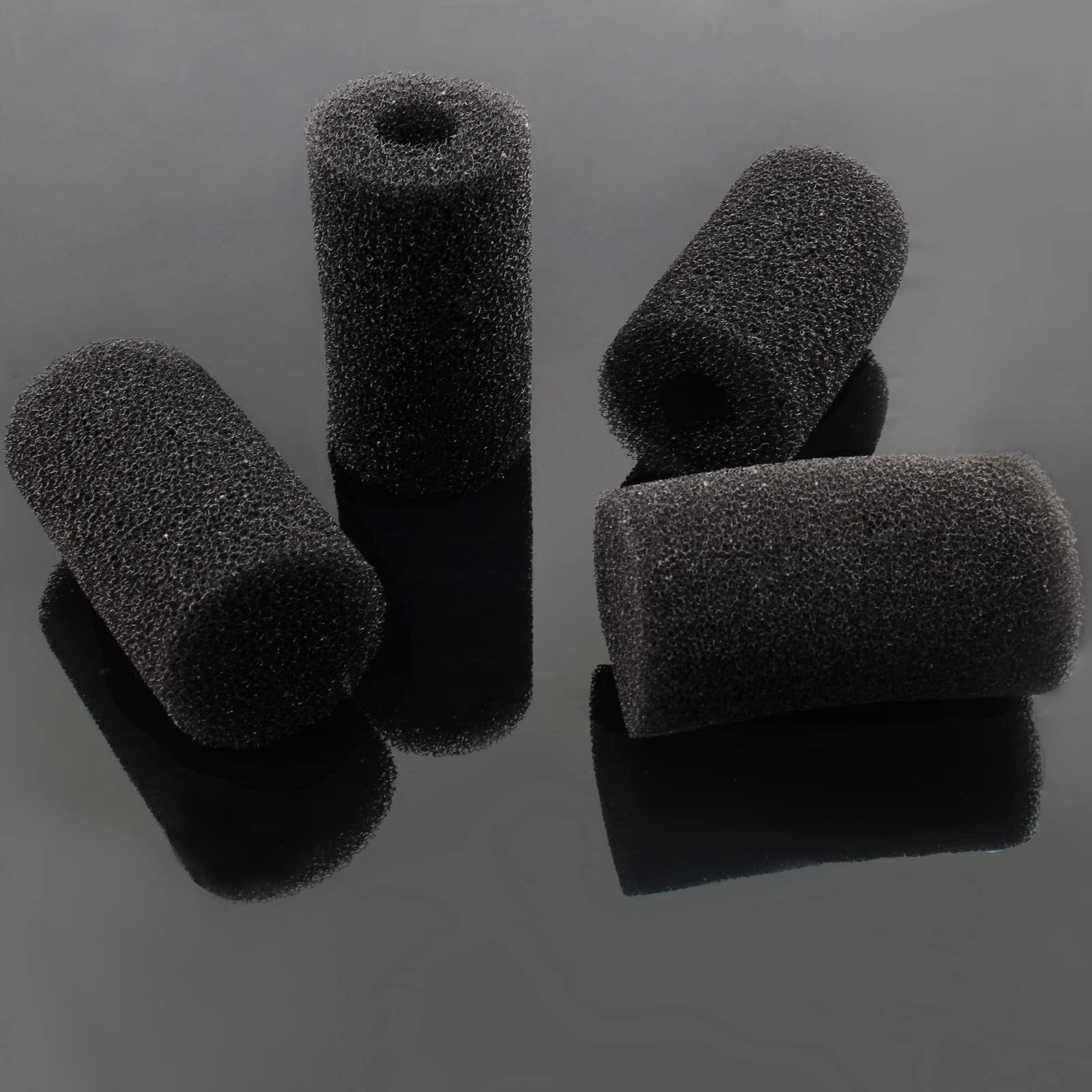 Bivethoi 4 Pcs Pre-Filter Sponge, Foam Sponge Roll Compatible Filter Accessories for Aquarium Shrimp Fish Tank