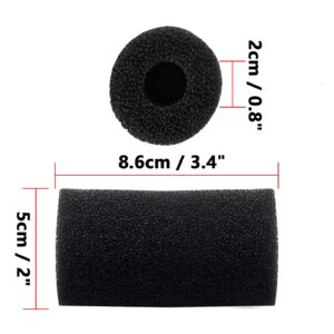 Bivethoi 4 Pcs Pre-Filter Sponge, Foam Sponge Roll Compatible Filter Accessories for Aquarium Shrimp Fish Tank