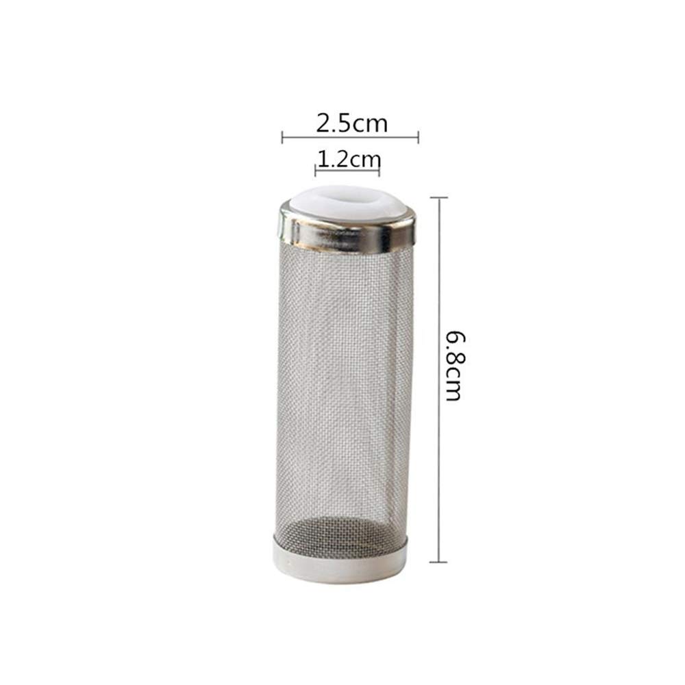 Senzeal 12mm Aquarium Filter Intake Cover Stainless Steel Fish Tank Fish Shrimp Mesh Net Filter Guard for Aquarium Fish Tank