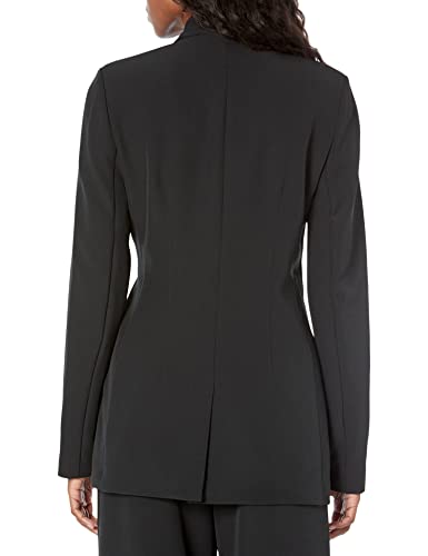 The Drop Women's Kurt Double Breasted Blazer, Black, Medium