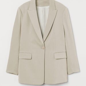 Dokotoo Women's Blazers & Suit Jackets Open Front Buttons Fashion Jacket Solid Color Work Office Spring Blazer Jackets for Women Business Casual Khaki Medium