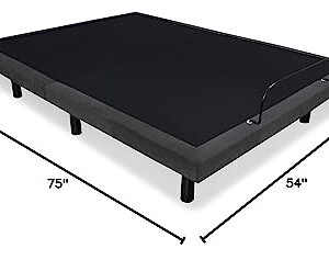 iDealBed 3i Custom Adjustable Bed Base, Wireless, Zero Gravity, One Touch Comfort Positions, Programmable Memory, Advanced Smooth Silent Operation (Full)