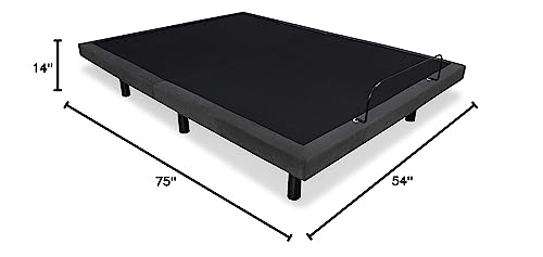 iDealBed 3i Custom Adjustable Bed Base, Wireless, Zero Gravity, One Touch Comfort Positions, Programmable Memory, Advanced Smooth Silent Operation (Full)