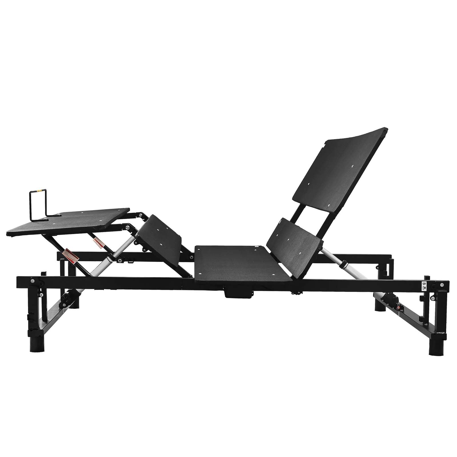 King Size Adjustable Metal Bed Frame with Head and Foot Incline, Zero Gravity, Ergonomic Electric Adjustable Bed Base with Wireless Remote Control and Quiet Motor, Smart Bed, Quick Assembly (King)