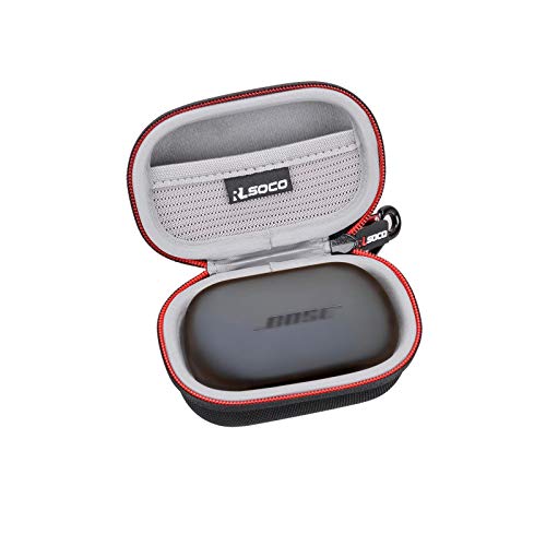 RLSOCO Hard Case for Bose QuietComfort Noise Cancelling Earbuds & for Bose Sport Earbuds Wireless Earphones (Black)