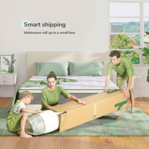 Novilla Full Mattress, 10 Inch Hybrid Pillow Top Full Size Mattress in a Box with Gel Memory Foam & Individually Wrapped Pocket Coils Innerspring for a cozy & Peaceful Sleep