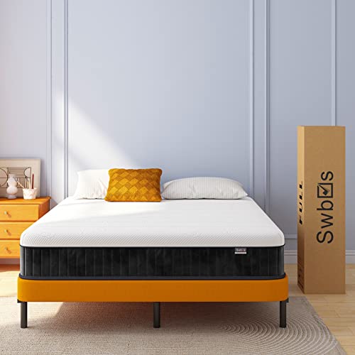 Full Size Mattress in a Box, Full Size Memory Foam Mattress 10 Inch, Double Mattress Pressure Relief & Firm Mattress Full Size