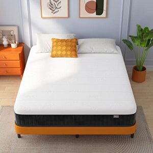 Full Size Mattress in a Box, Full Size Memory Foam Mattress 10 Inch, Double Mattress Pressure Relief & Firm Mattress Full Size