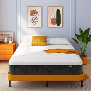 Full Size Mattress in a Box, Full Size Memory Foam Mattress 10 Inch, Double Mattress Pressure Relief & Firm Mattress Full Size