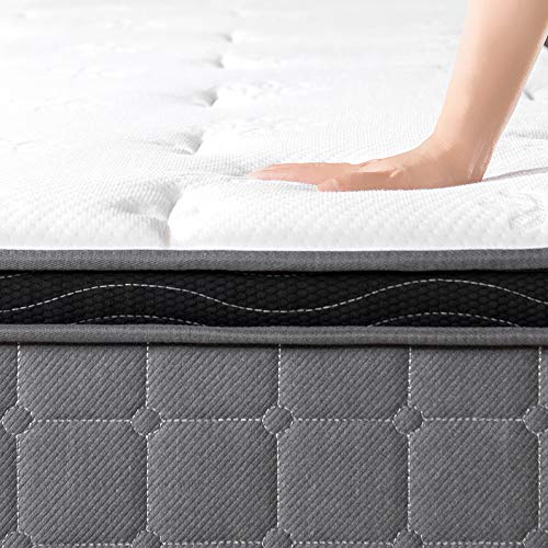 ZINUS MSHPBT-10K Bed Mattress Conventional, King, White