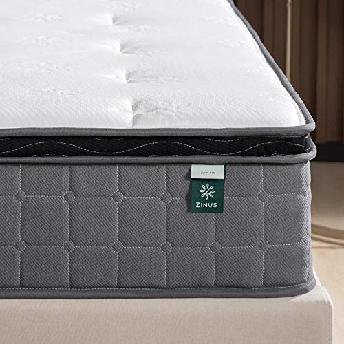 ZINUS MSHPBT-10K Bed Mattress Conventional, King, White