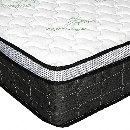 Swiss Ortho Sleep, 10" Inch Memory Foam and Innerspring Hybrid Medium-Firm Plush Mattress/Bed-in-a-Box/Pressure Relieving Bliss, California King White