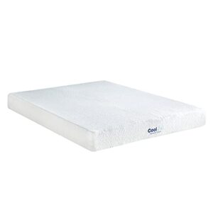 classic brands cool gel bed mattress conventional, queen, white