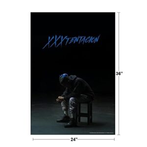 XXXtentacion Poster Bad Vibes Forever XXX 17 Album Art Skins Trap Music Aesthetic XXXtenations Merch XXtentacion Tapestry Cool Wall Art Print Poster 24x36