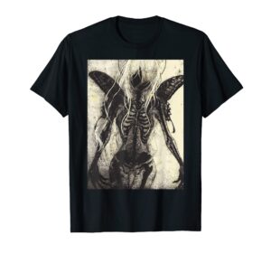 dark art aesthetic grunge clothes fairycore gothic horror short sleeve t-shirt