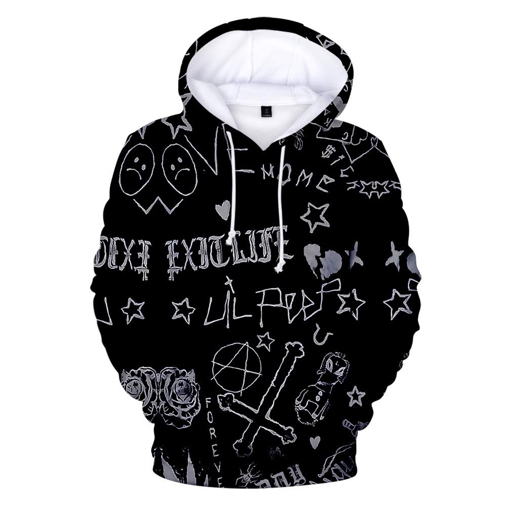 KPOP Rapper 3D Hoodie Love Printed Sport Hip Hop Sweatshirt Pocket Pullover Tops