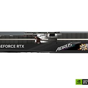 GIGABYTE AORUS GeForce RTX 4080 Master 16G Graphics Card, 3X WINDFORCE Fans, 16GB 256-bit GDDR6X, GV-N4080AORUS M-16GD Video Card