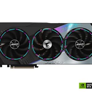 GIGABYTE AORUS GeForce RTX 4080 Master 16G Graphics Card, 3X WINDFORCE Fans, 16GB 256-bit GDDR6X, GV-N4080AORUS M-16GD Video Card