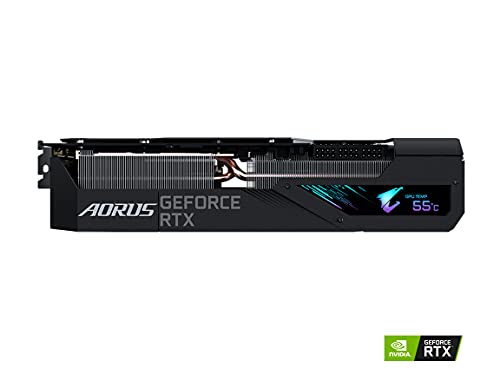 GIGABYTE AORUS GeForce RTX 3080 Master 10G (REV3.0) Graphics Card, Max Covered Cooling, LHR, 10GB 320-bit GDDR6X, GV-N3080AORUS M-10GD REV3.0 Video Card