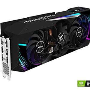 GIGABYTE AORUS GeForce RTX 3080 Master 10G (REV3.0) Graphics Card, Max Covered Cooling, LHR, 10GB 320-bit GDDR6X, GV-N3080AORUS M-10GD REV3.0 Video Card