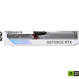 GIGABYTE GeForce RTX 4070 Ti AERO OC V2 12G Graphics Card, 3X WINDFORCE Fans, 12GB 192-bit GDDR6X, GV-N407TAERO OCV2-12GD Video Card