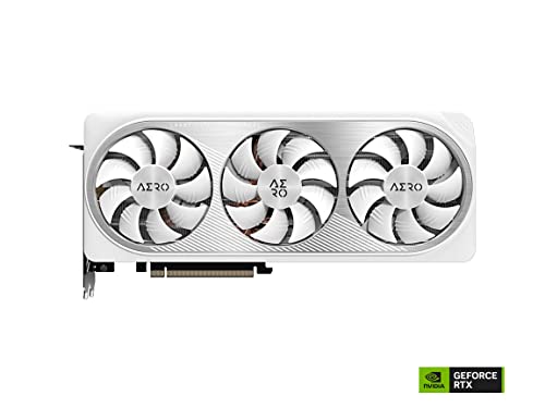 GIGABYTE GeForce RTX 4070 Ti AERO OC V2 12G Graphics Card, 3X WINDFORCE Fans, 12GB 192-bit GDDR6X, GV-N407TAERO OCV2-12GD Video Card