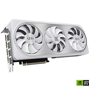 GIGABYTE GeForce RTX 4070 Ti AERO OC V2 12G Graphics Card, 3X WINDFORCE Fans, 12GB 192-bit GDDR6X, GV-N407TAERO OCV2-12GD Video Card