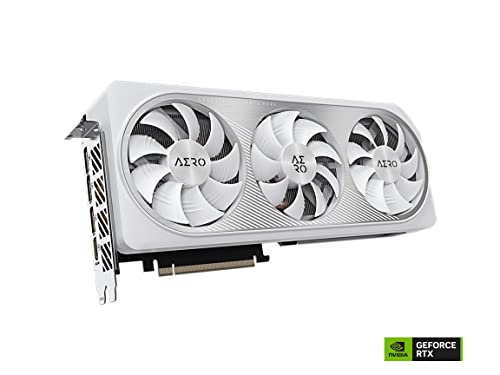 GIGABYTE GeForce RTX 4070 Ti AERO OC V2 12G Graphics Card, 3X WINDFORCE Fans, 12GB 192-bit GDDR6X, GV-N407TAERO OCV2-12GD Video Card