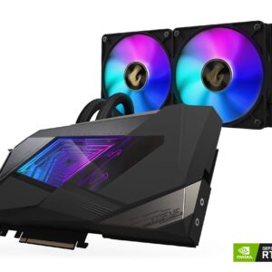 GIGABYTE AORUS GeForce RTX 3080 XTREME WATERFORCE 10G Graphics Card, WATERFORCE Cooling System, 10GB 320-bit GDDR6X, GV-N3080AORUSX W-10GD Video Card