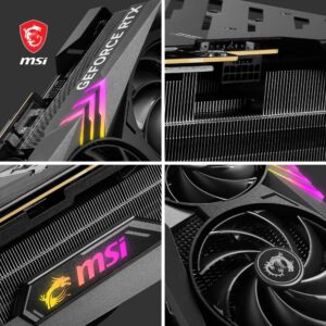 MSI GeForce RTX 4090 Gaming X Trio 24G Gaming Graphics Card - 24GB GDDR6X, 2595 MHz, PCI Express Gen 4, 384-bit, 3X DP v 1.4a, HDMI 2.1a (Supports 4K & 8K HDR)