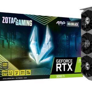 ZOTAC GAMING GeForce RTX™ 3080 Ti AMP Holo 12GB GDDR6X 384-bit 19 Gbps PCIE 4.0 Graphics Card, HoloBlack, IceStorm 2.0 Advanced Cooling, SPECTRA 2.0 RGB Lighting, ZT-A30810F