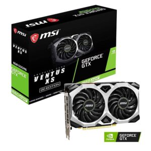 msi gaming geforce gtx 1660 super 192-bit hdmi/dp 6gb gdrr6 hdcp support directx 12 dual fan vr ready oc graphics card (gtx 1660 super ventus xs oc) (renewed)