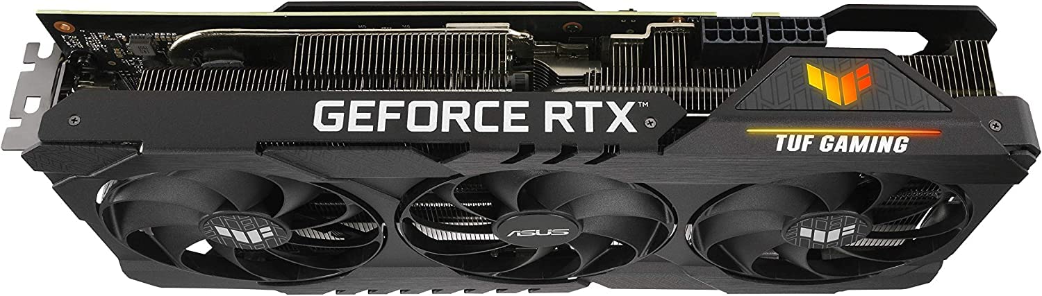 ASUS TUF Gaming NVIDIA GeForce RTX 3080 Graphics Card (PCIe 4.0, 10GB GDDR6X, HDMI 2.1, DisplayPort 1.4a, Dual Ball Fan Bearings, Military-Grade Certification, GPU Tweak II) (Renewed)