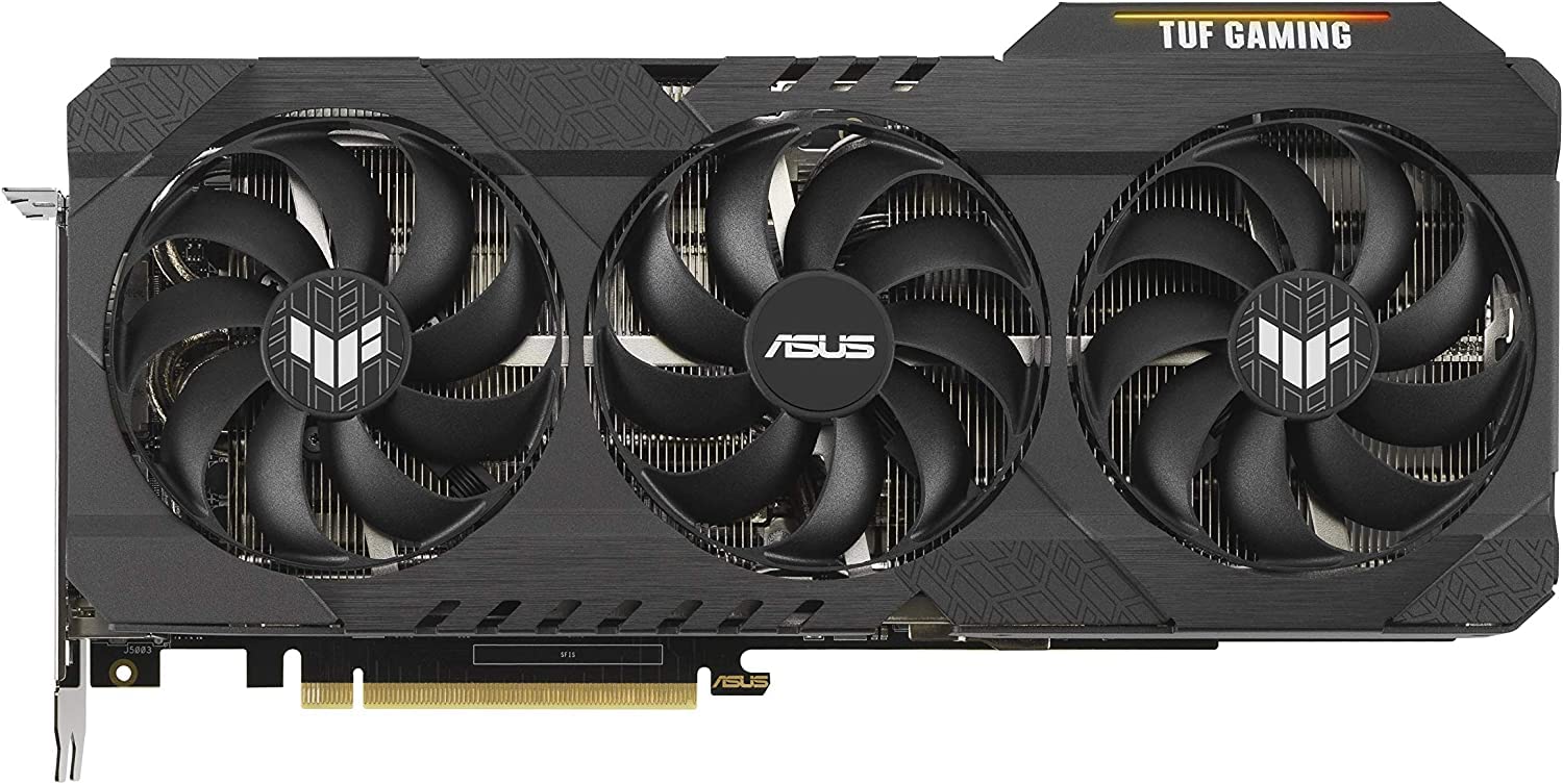 ASUS TUF Gaming NVIDIA GeForce RTX 3080 Graphics Card (PCIe 4.0, 10GB GDDR6X, HDMI 2.1, DisplayPort 1.4a, Dual Ball Fan Bearings, Military-Grade Certification, GPU Tweak II) (Renewed)