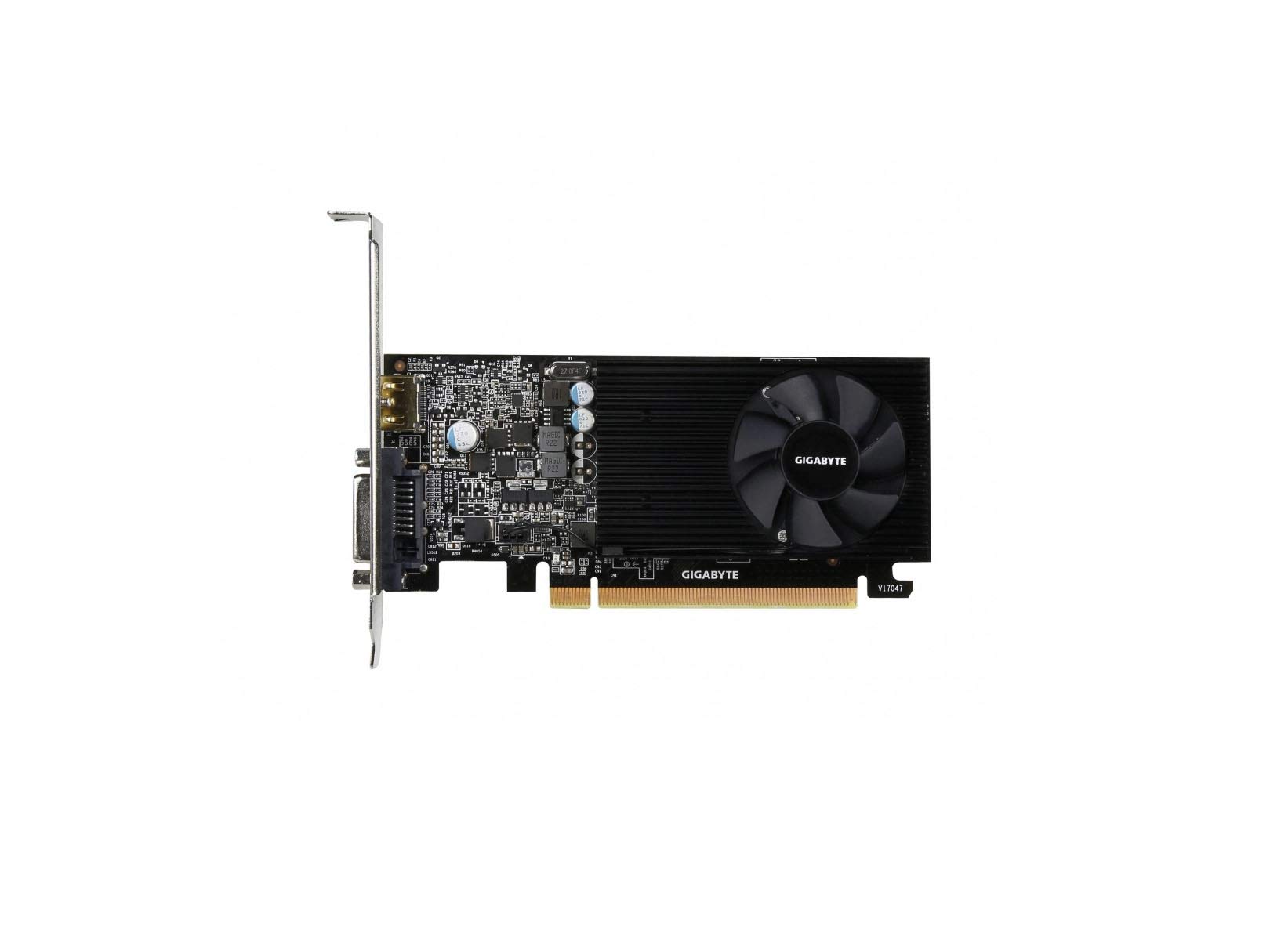 Gigabyte GeForce GT 1030 GV-N1030D5-2GL Low Profile 2G Computer Graphics Card