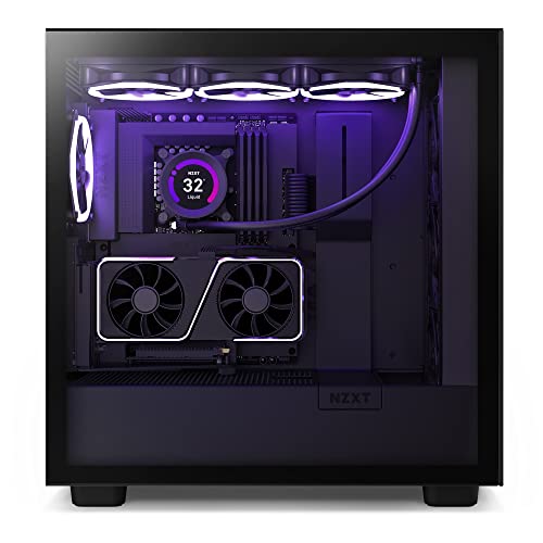 NZXT Vertical GPU Mounting Kit - AB-RH175-B1-175 mm PCIe 4.0x16 Riser Cable - GPU Holder - Sturdy Steel Bracket - Black