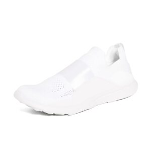 Athletic Propulsion Labs (APL) Women's Techloom Bliss Sneaker, White/White, 8